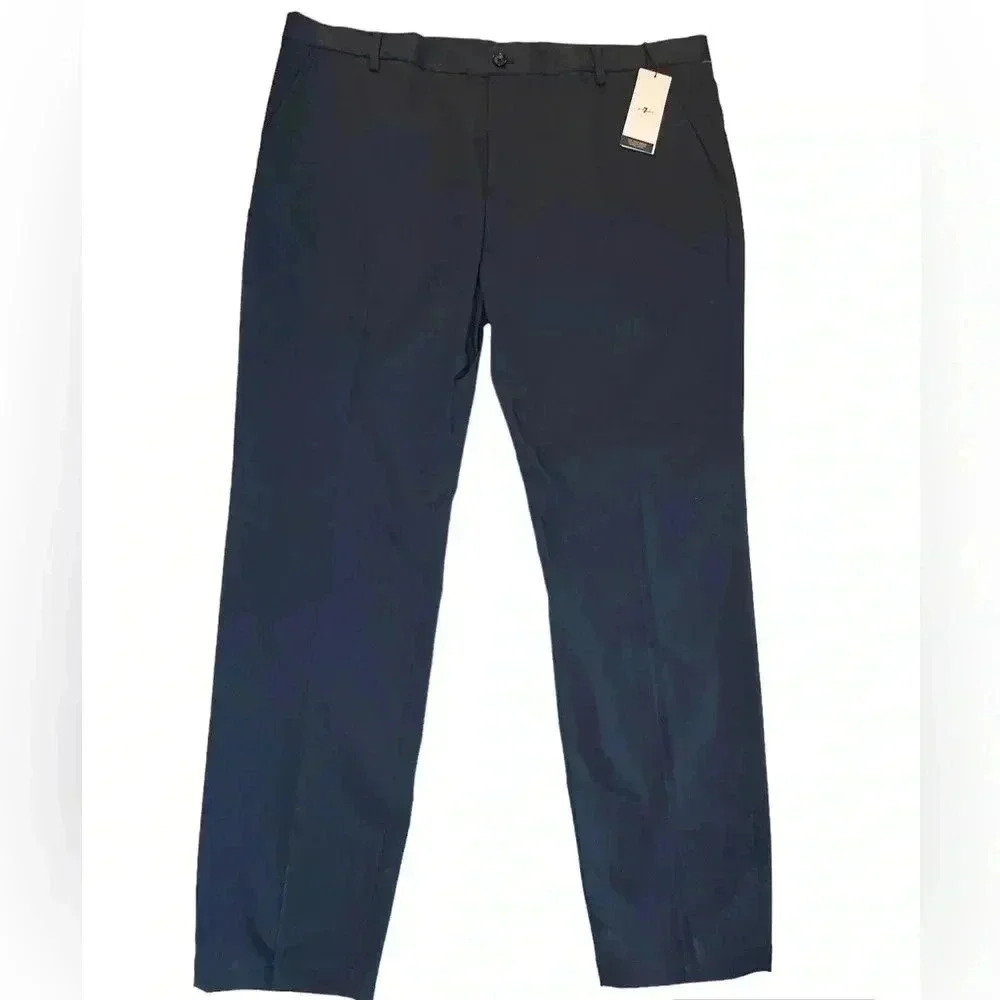 7 for all  Mankind Adrien Tech Slim navy pants sz 40